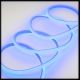 Tubo luminoso led monofacciale effetto neon 50 m, 6000 led, luce fissa, blu