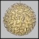 Sfera luminosa argentata 3D ø50 cm, 200 led superbright, luce fissa, bianco classic
