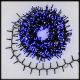 Catena 20 m cavo verde 1000 miniled con gioco di luce blu e bianco ghiaccio da esterno