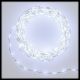 Catena 10 m con 625 microled cavo metal bianco ghiaccio
