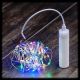Catena luminosa a batteria 100 microled 9.9 m, giochi di luce multicolor