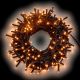 Catena luminosa a batteria 12m, 300 led con telecomando. Bianco traditional
