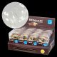 Kit 24 Catene luminose a batteria, 80 microled, 7,9 m, bianco ghiaccio