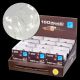 Kit 12 Catene luminose a batteria, 160 microled, 15,9 m, bianco ghiaccio
