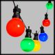 Catena luminosa 6 m, 20 lampadine party light, memory controller, multicolor