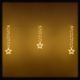 Ice Cluster Light 200xH90cm con Stelle 392 MicroLED bianco caldo flashled diamond