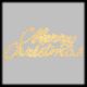 Scritta Merry Christmas 3D H55