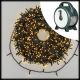 Catena luminosa 72 m 1200 miniled, con memory controller e timer, bianco caldo