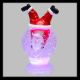 Sfera con Babbo Natale led RGB 