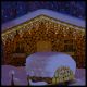 Ice Light 3xH0,5m con 30 stringhe, 114 maxiled bianco caldo e bianco freddo, prolungabile