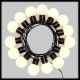 Catena solare 6 m, 15 lampadine party light, superled bianco caldo