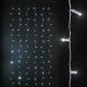 Tenda di Luci 240 maxi led h 5 m - SENZA alimentazione - prolungabile - Bianco Ghiaccio 