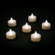 Set 6 candeline Tea Light a batteria, effetto fiamma, led classic