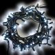 Catena luminosa 20 m, 200 maxiled a luce fissa, SENZA alimentazione, prolungabile, bianco ghiaccio
