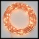 Catena 20 m a batteria 200 micro led con telecomando IR timer bianco classic caldo da esterno