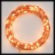Catena di luci 22,5 m, 300 microled memory controller, metal copper, bianco traditional
