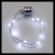 Collana luminosa 10 Microled a batteria luce fissa bianco ghiaccio