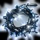 Catena di Natale 10 m, 120 Maxiled Flashled Diamond, prolungabile, bianco ghiaccio