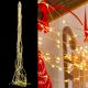 cascata di luci 900 microled cavo metal - luce fissa -  bianco classic