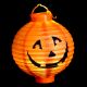 Lanterna di carta Zucca Halloween a batteria - luce fissa - bianco classic