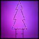 Albero WONDER H140cm, 140 led superbright, RB e bianco caldo