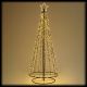 Albero conico 1500 LED minicluster, H 200 cm Ø 75 cm, bianco classic