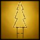 Albero Natale multiuso H105cm 110 led bianco classic