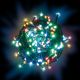 Catena luminosa a batteria 180 minilucciole led  con memory controller timer - reflex - multicolor
