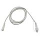 Cavo Prolunga bianco IP67 2,5m, connettori maschi e femmina IP67