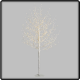 Albero luminoso bianco caldo H150 cm, 640 microled | bianco classic
