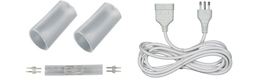 Connettori e prolunghe per decorazioni a led