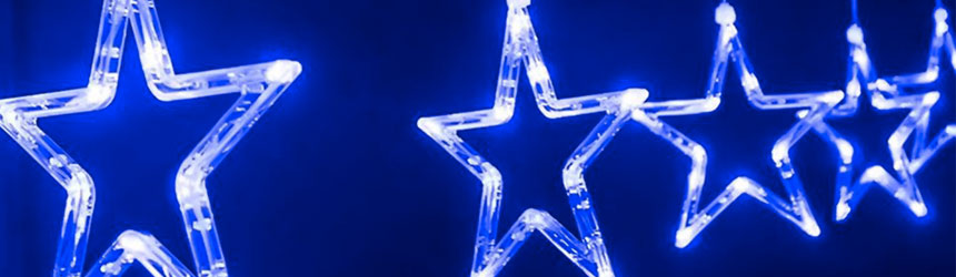 Decorazioni e motivi luminosi a led