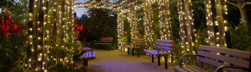 Luci a led per il giardino