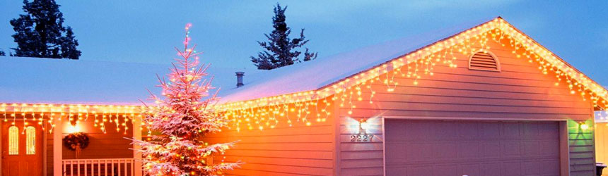 Tende luminose a led